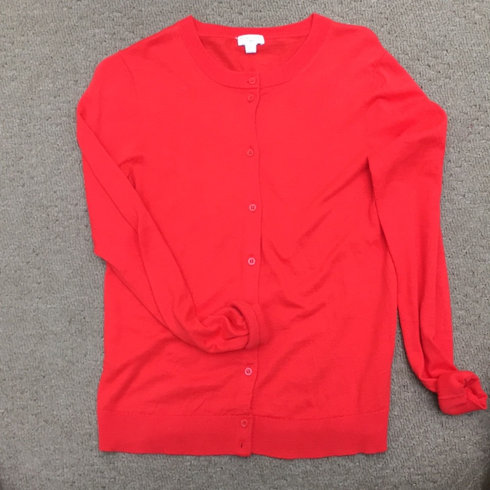 Bright red Caryn Cardigan